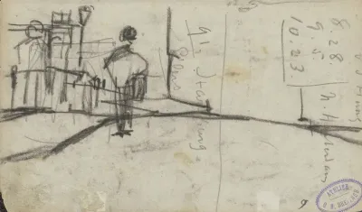 Figuren op een brug in Amsterdam