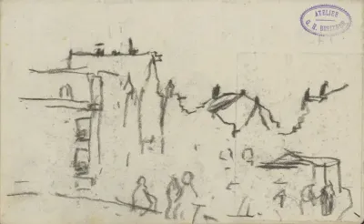 Figuren op het Damrak te Amsterdam