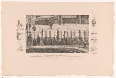 Figuren op straat in Hellevoetsluis
