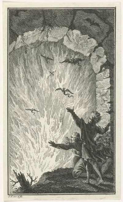Figuren voor de hellepoort
