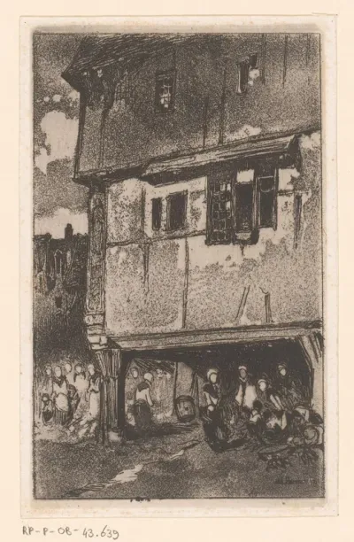 Figuren voor een huis te Amiens
