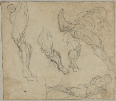Figures and Legs (verso)