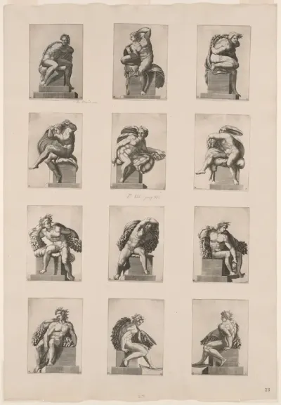 Figures from the Ceiling of the Sistine Chapel