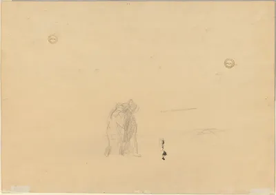 Figures in a Landscape (verso)