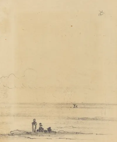Figures on a Shore [verso]