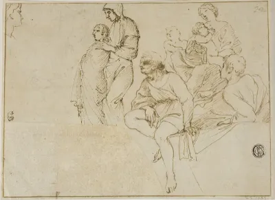 Figures on Balustrade