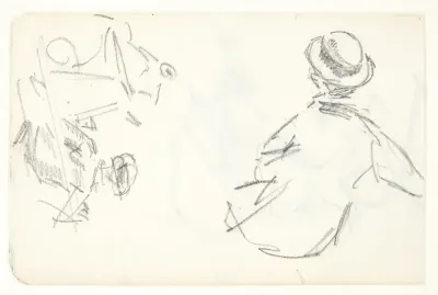 Figurstudier til Langelinie-billedet