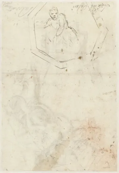 Figuur in zevenkantige lijst