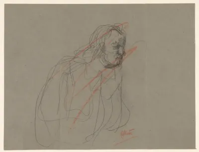 Figuurstudie van een man
