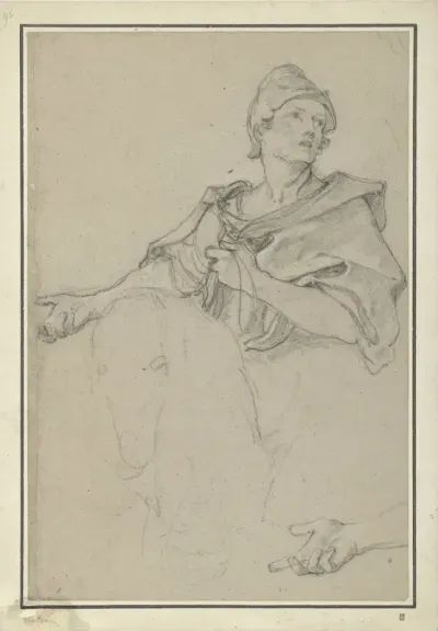 Figuurstudie voor Clovis