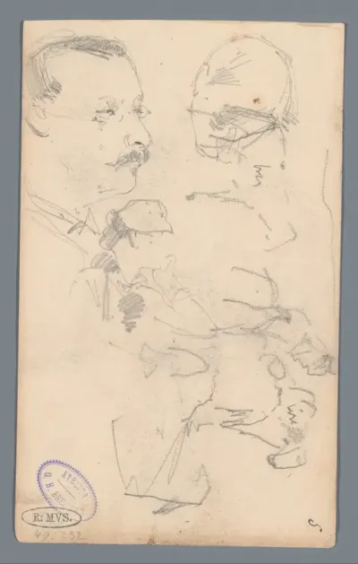 Figuurstudies en paarden