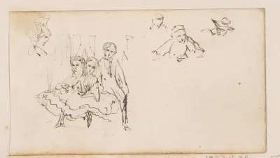 Figuurstudies, onder andere van kinderen