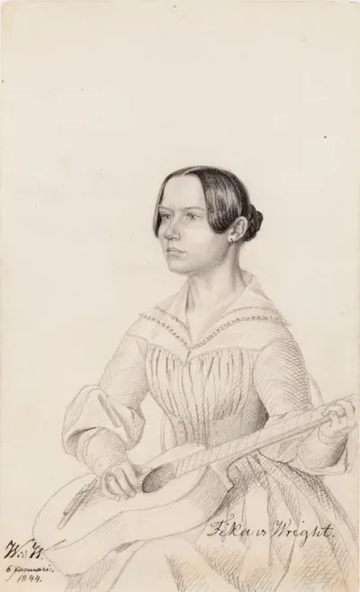 Fika von Wright, the Artist's Sister
