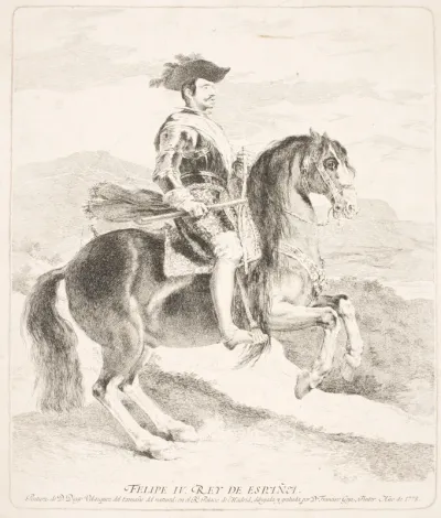 Filip IV, konge af Spanien, til hest