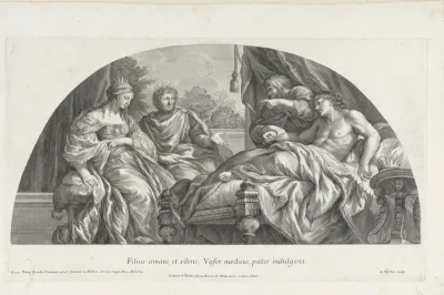 Filius amans, et silens, Vafer medicus, pater indulgens.