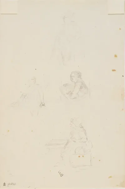 Fire figurstudier