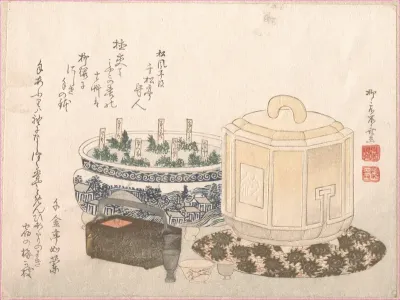 Fire-Holder and Flower-Pot
