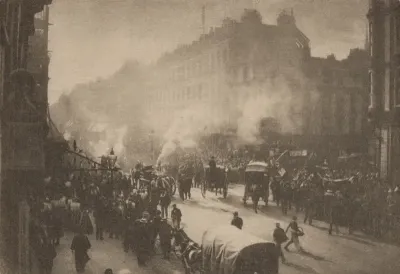 Fire in Oxford Street