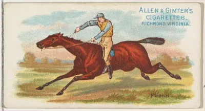 Firenzi, from The World's Racers series (N32) for Allen & Ginter Cigarettes