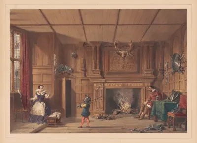 Fireplace in the Gatehouse, Kennelworth, Warwickshire