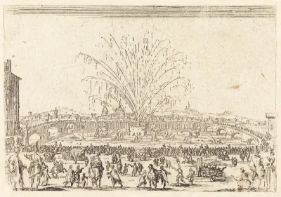 Fireworks on the Arno, Florence