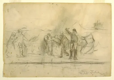 First Sketch for 'The Wreck'