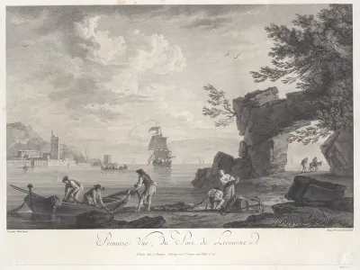 First View of the Port of Livourne