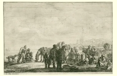 Fishermen at the beach