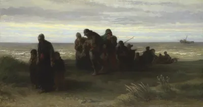 Fishermen Carrying a Drowned Man