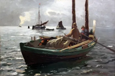 Fishingboats at Flensburg fiord