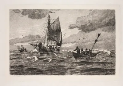 Fiskere på havet