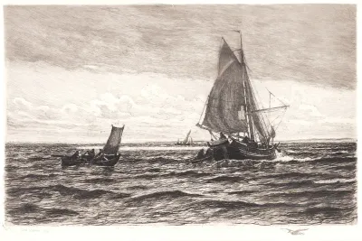 Fiskerkvase og robåde