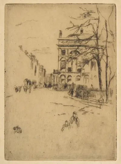 Fitzroy Square (Street Scene)