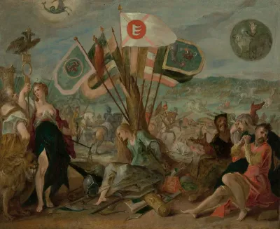 Five Allegories of the Turkish Wars: Battle of Hermannstadt