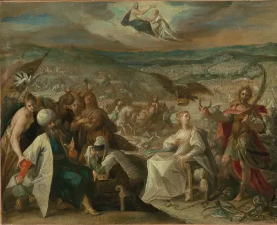 Five Allegories of the Turkish Wars: Conquest of conquest of Stuhlweissenburg