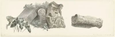 Five Capitals in the Villa Mattei in Rome