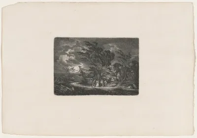 Five Travellers in the Moonlight