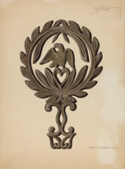 Flat Iron Holder