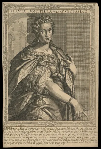 Flavia Domitilla, wife of Vespasian, Emperor of Rome
