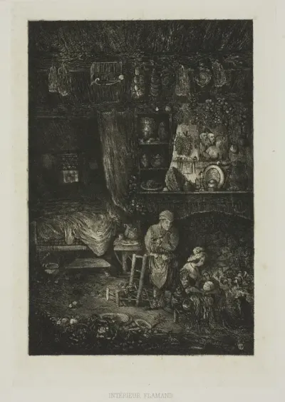 Flemish Interior, from Revue Fantaisiste