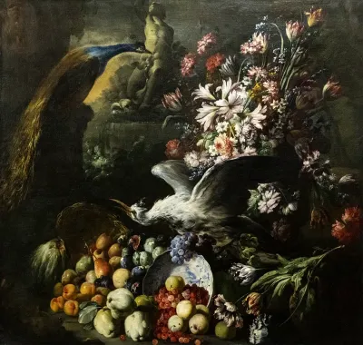 Fleurs Fruits Oiseaux'.