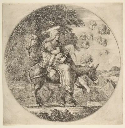 Flight into Egypt, a round composition