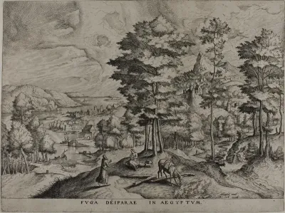 Flight into Egypt, from The Large Landscapes