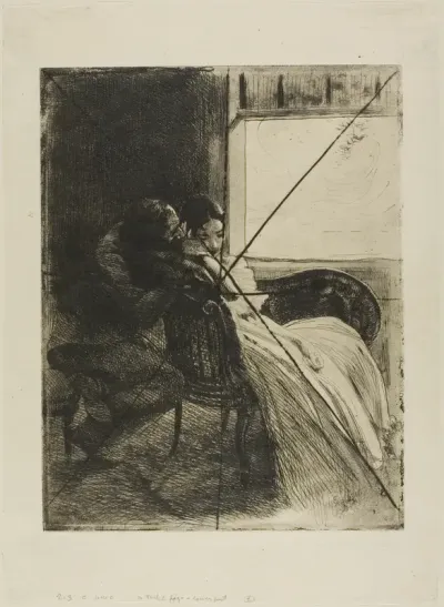 Flirtation, plate six from Woman