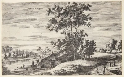 Flodlandskab ved Kampen
