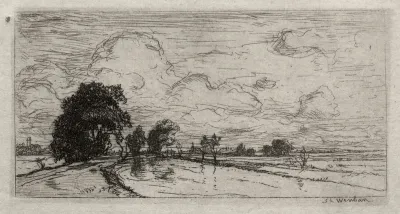 Flooded Landscape with Trees