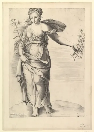 Flora, from "Speculum Romanae Magnificentiae"