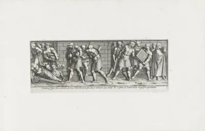 Florentijnen plunderen Palazzo Medici