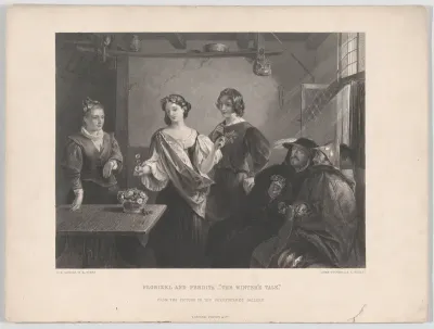Florizel and Perdita in 'The Winter's Tale,' from "The Art Journal," opposite p. 4