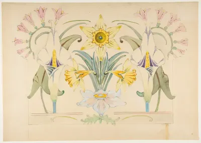 Flower Design: Daffodils and Calla Lilies